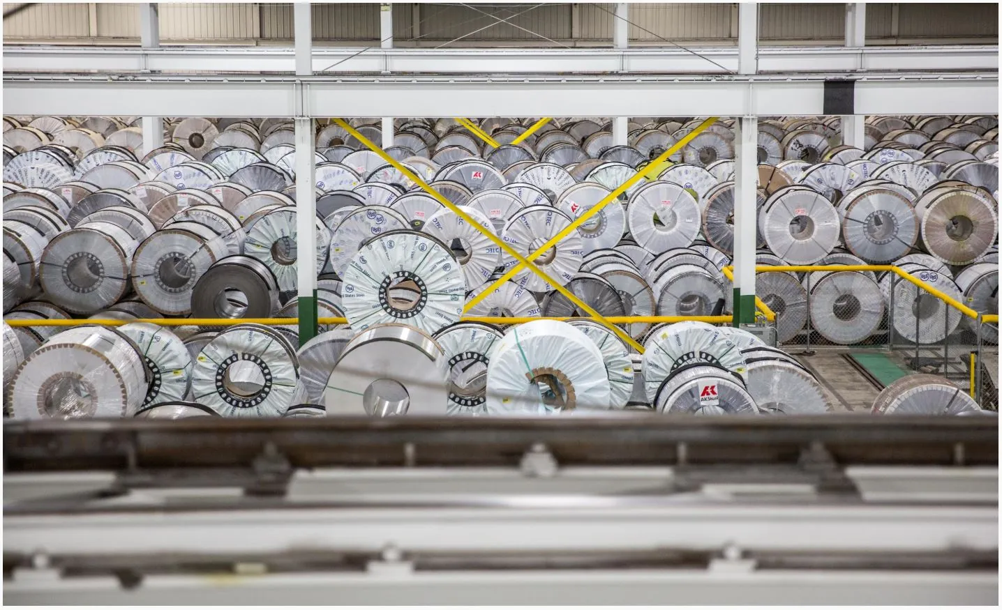 Perrysburg facility with protected aisles and high capacity coil storage