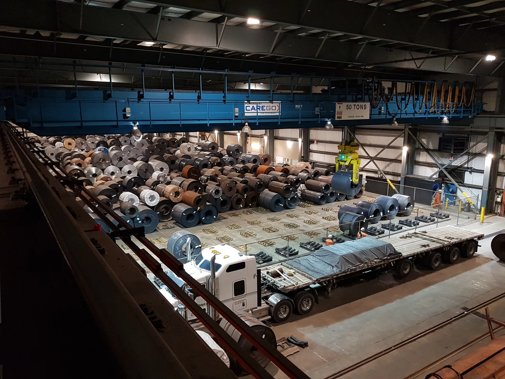View over A bay inside an existing facility converted by CareGo