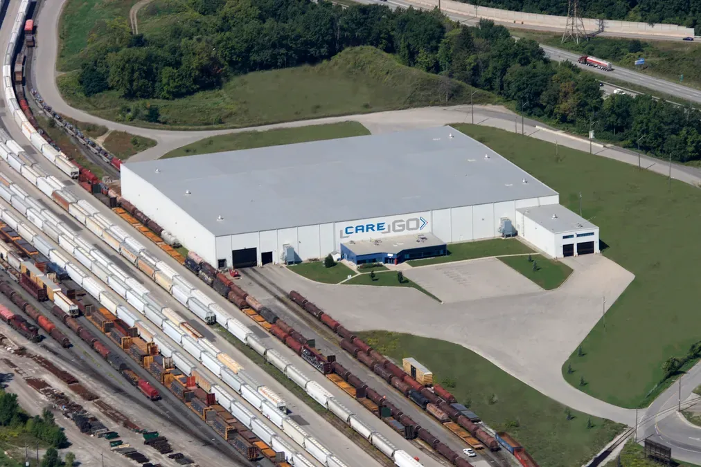 The early SteelCare storage and transloading operation