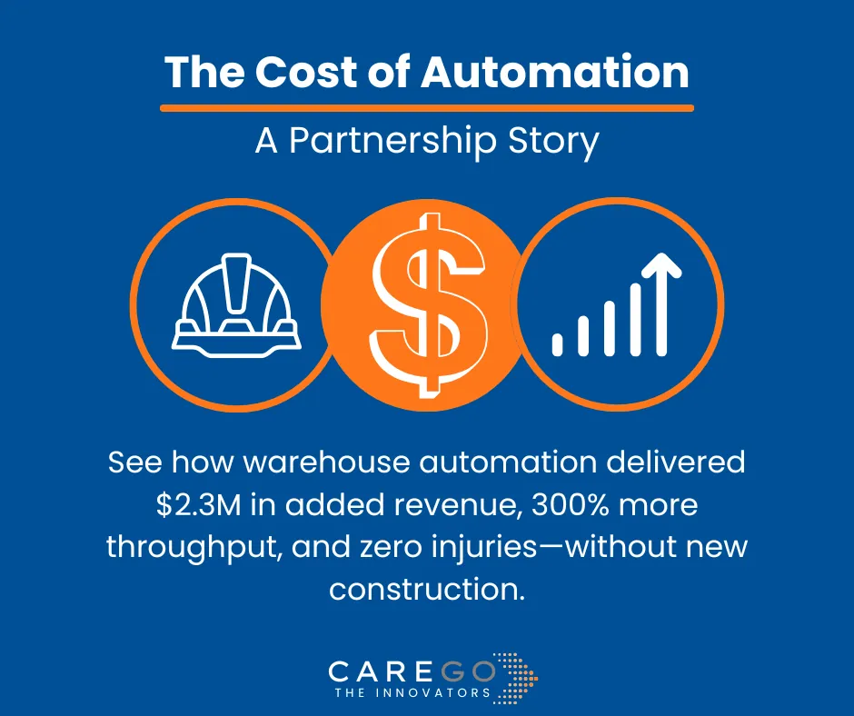 The cost of automation, a partnership story
