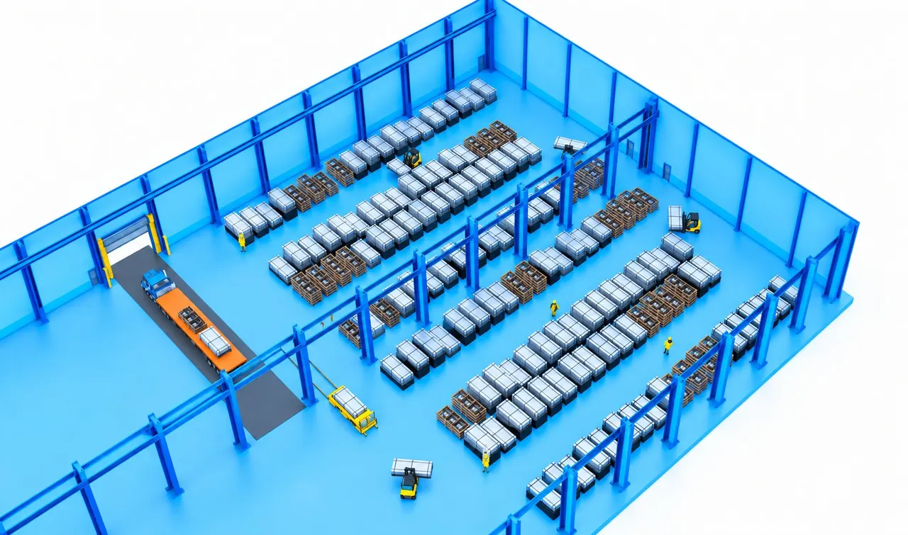 Manual cassette handling across two facilities