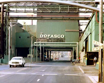 The Dofasco steel plant where Demetrius Tsafaridis spent more than a decade